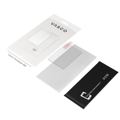 Grūdinto stiklo ekrano apsauga, skirta Vasco Translator M4.